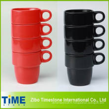 Ensemble de tasses de café empilables en céramique de 8 oz